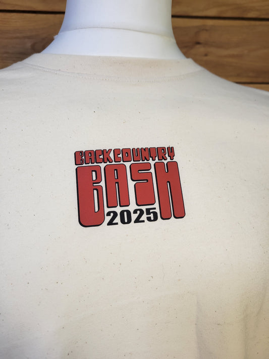 Backcountry Bash 2025 Undyed Natural Organic Cotton T-shirt