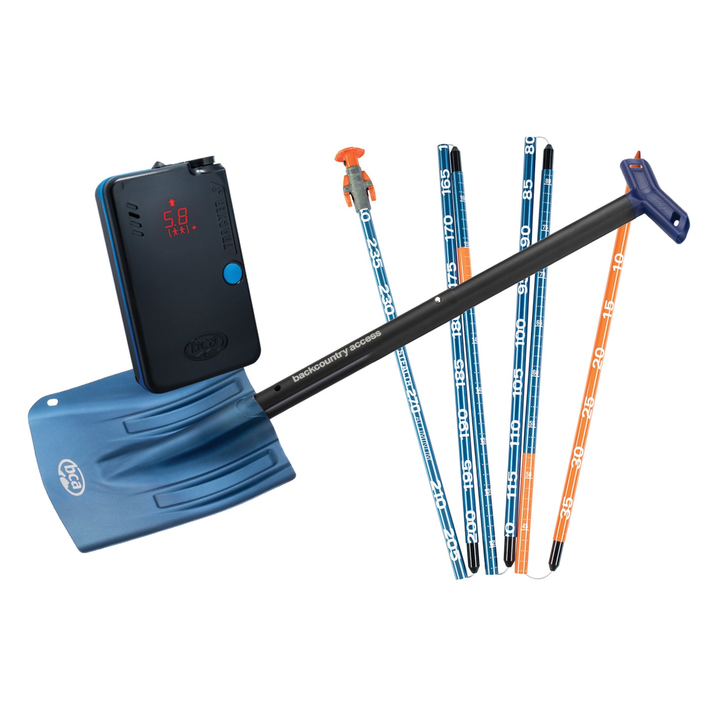 BCA Tracker 'TS' Avalanche Rescue Package - Transceiver, Shovel & Probe - SPECIAL OFFER