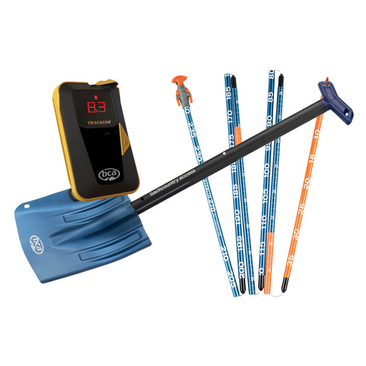 BCA Tracker 'T4' Avalanche Rescue Package - Transceiver, Shovel & Probe